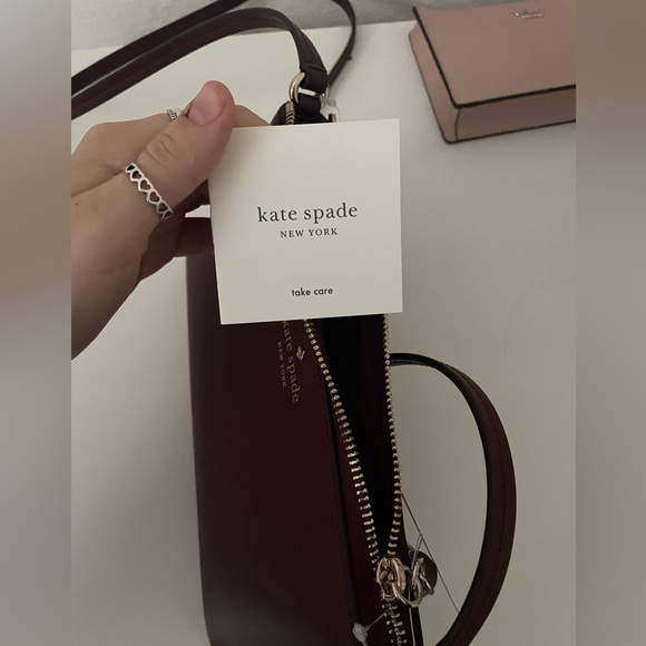 Kate Spade Maroon Purse - Picture 3 of 5